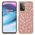 thumbnail image 1 of Compatible with Samsung Galaxy A23 4G Glitter Plating Case, Luxury Bling Sparkly Shiny Cute Soft TPU Plating Bumper Raised Camera Shockproof Back Cover Wireless Charging for Women Girl, Rosegold, 1 of 7