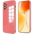 thumbnail image 1 of Compatible with Samsung Galaxy A23 5G Case Silicone Shockproof Samsung A23 5G Case Anti-Scratch Ultra Thin Plating TPU Galaxy A23 5G Phone Case (Camellia Red), 1 of 13