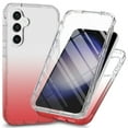 thumbnail image 1 of Compatible with Samsung Galaxy A24 4G Case,[Non-Yellowing] Transparent 360° Full Body Rugged Slim Shockproof Bumper with Built-in Screen Protector Anti-Scratch Case for Samsung Galaxy A24 4G,Pink, 1 of 6