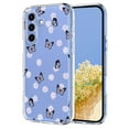 thumbnail image 1 of Compatible with Samsung Galaxy A26 5G Case Clear with Flower Design, Cute Soft Silicone TPU Floral Aesthetic Women Girls Transparent Protective Shockproof Anti-Scratch Anti-Yellow Phone Cover, C, 1 of 9