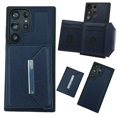 thumbnail image 1 of Compatible with Samsung Galaxy A26 5G, Premium PU Leather Phone Case Back Cover Magnetic Detachable Wallet Card Holder Pocket Fall Protection Kickstand for Samsung Galaxy A26 5G, Darkblue, 1 of 11