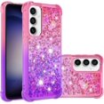 thumbnail image 1 of Compatible with Samsung Galaxy A35 5G Case Girls Women Liquid Glitter Heavy Duty Shockproof Soft TPU Bumper Silicone Slim Protective Cover for Samsung Galaxy A35 5G Gradient Pink, 1 of 12