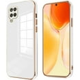 thumbnail image 1 of Compatible with Samsung Galaxy A42 5G Case for Women Men, Ultra Thin Galaxy A42 Phone Case Silicone Cute Shockproof Plating Electroplate Soft Cases Cover (White), 1 of 13