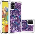 thumbnail image 1 of Compatible with Samsung Galaxy A51 5G Case Liquid Glitter Cute Stylish Slim TPU Silicone Quicksand Sparkle Shockproof Protective for Women Girls Case for Samsung Galaxy A51 5G Wind Chimes YB, 1 of 12
