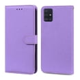 thumbnail image 1 of Compatible for Samsung Galaxy A51 5G Wallet Case, Shockproof PU Leather Wrist Strap Flip Case with Kickstand Card Slots Cover for Samsung Galaxy A51 5G 6.5 Inch,Lightpurple, 1 of 7