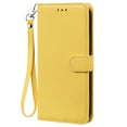 thumbnail image 1 of Compatible for Samsung Galaxy A51 5G Wallet Case with Stand Feature Magnetic Closure Card Slots Short Strap Cover, PU Leather Shockproof Flip Case for Samsung Galaxy A51 5G 6.5 Inch,Yellow, 1 of 7