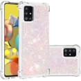 thumbnail image 1 of Compatible with Samsung Galaxy A51 Case Glitter Luxury Cute Love Liquid Quicksand Clear TPU Girls Women Stylish Bumper Shockproof Protective Case for Samsung Galaxy A51 Pink YB, 1 of 12