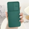 thumbnail image 1 of Compatible with Samsung Galaxy A52 5G/4G Case, [Smooth Silicone Full Coverage Camera] [Drop Protection], Shockproof Slim Soft Microfiber Lining Camera Lens Slide Protective Phone Case, Darkgreen, 1 of 8