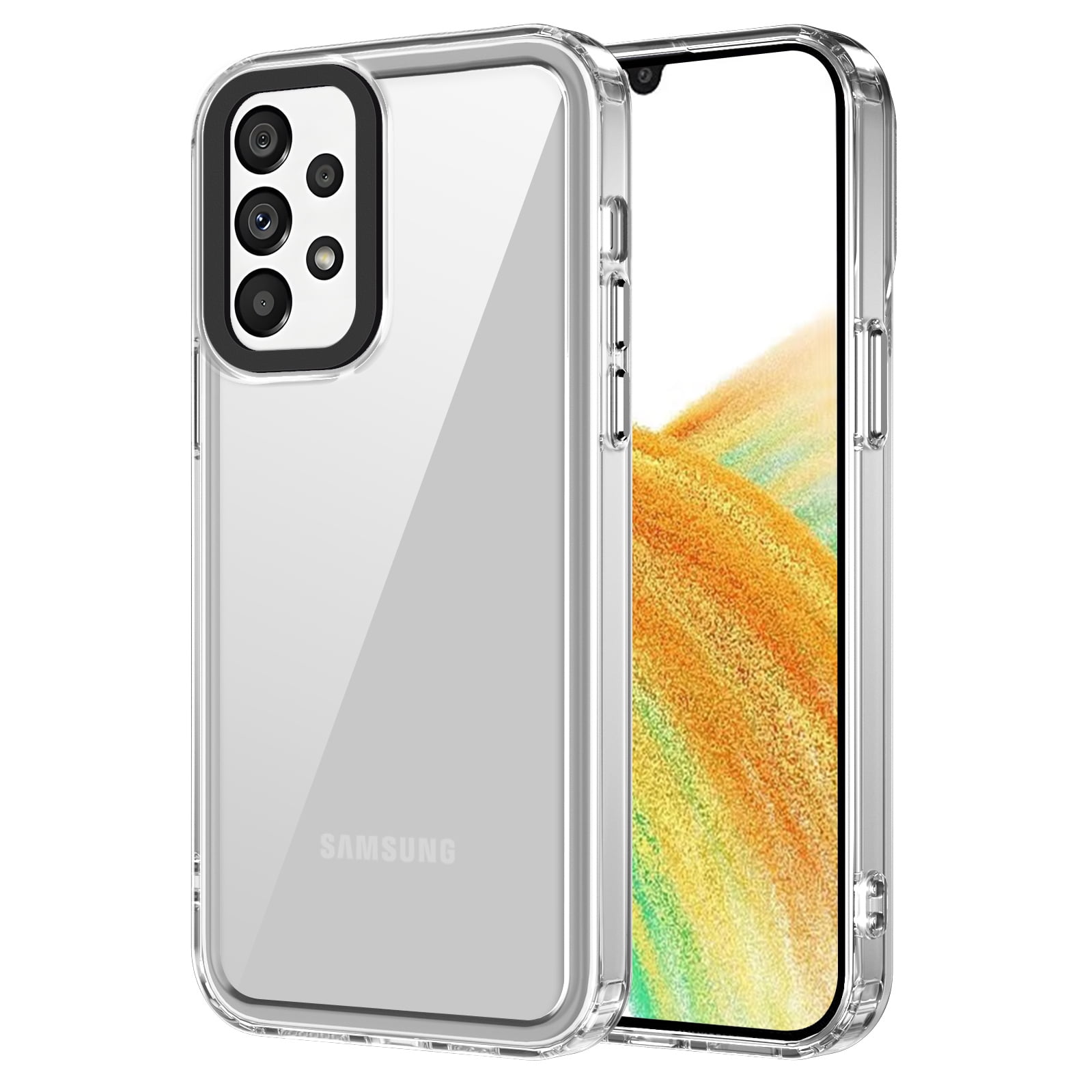 Compatible with Samsung Galaxy A52 5G Case, Clear Thin Soft TPU