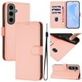 thumbnail image 1 of Compatible with Samsung Galaxy A52 Wallet Case with RFID Blocking Credit Card Holder, PU Leather Folio Flip Kickstand Protective Shockproof Anti-fall Phone Case Cover Women Men,Pink, 1 of 12