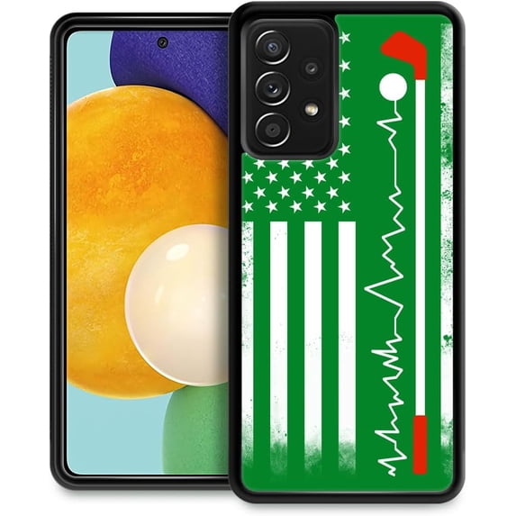 Compatible with Samsung Galaxy A53 Case, Golf American Flag Anti-Skid ...