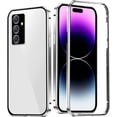 thumbnail image 1 of Compatible with Samsung Galaxy A54 5G Case with Built-in Privacy Glass Screen Protector, Ultra Slim Samsung A54 5G Phone Case Clear for Women Men Shockproof Protective Cover (White), 1 of 14