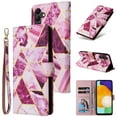 thumbnail image 1 of Compatible with Samsung Galaxy A54 5G Wallet Case, Marble Pattern PU Leather Flip Cover with Card Holder Kickstand, Shockproof Protective Phone Case for Samsung Galaxy A54 5G, Purple, 1 of 8