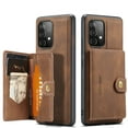 thumbnail image 1 of Compatible for Samsung Galaxy A55 Magsafe 2 in 1 Detachable Wallet Case Card Holder Women Men,Magnetic PU Leather RFID Blocking Flip Kickstand Credit Slots For Samsung Galaxy A55,Brown, 1 of 8
