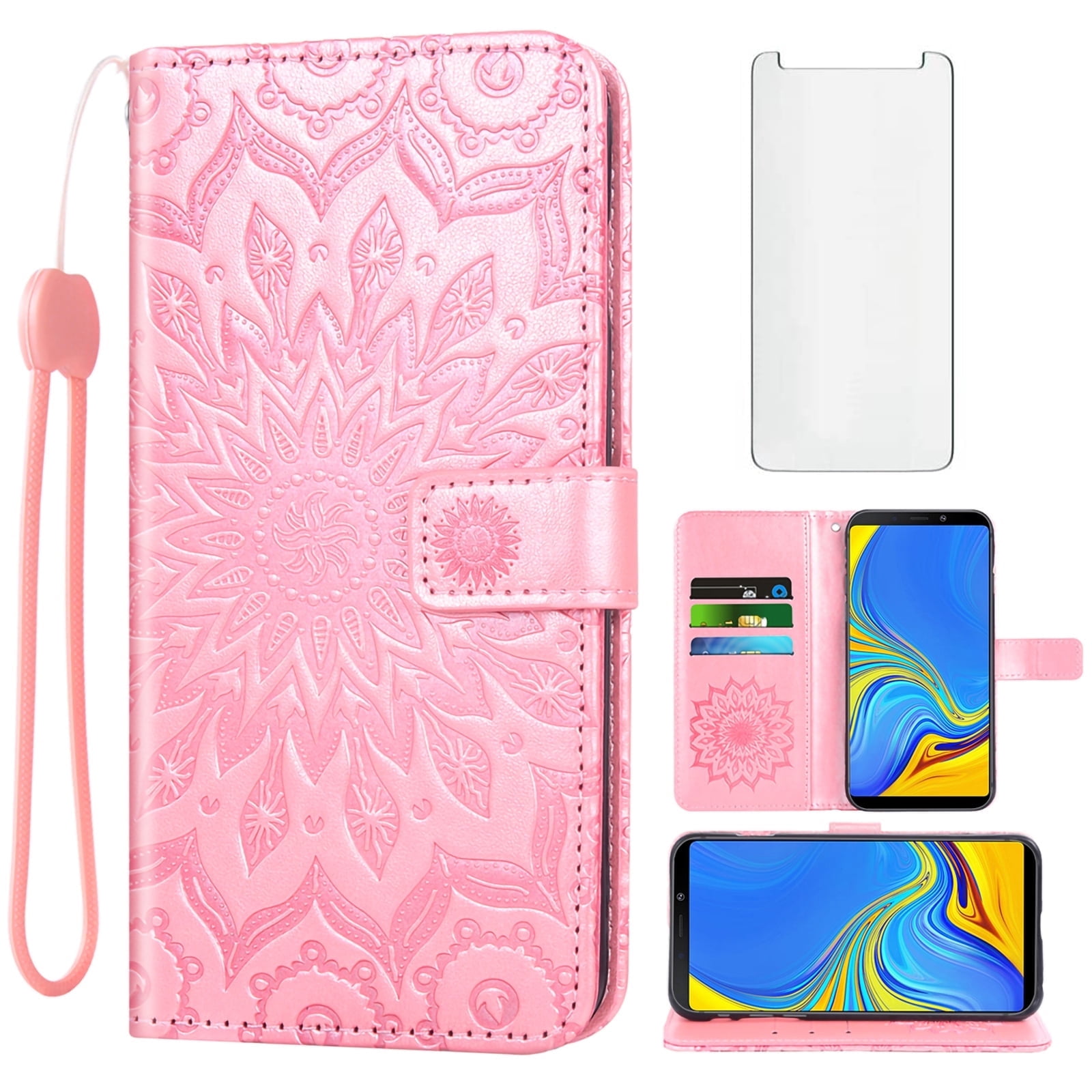 Compatible with Samsung Galaxy A9 2018 Wallet Phone Case and