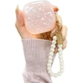 thumbnail image 1 of Compatible with Samsung Galaxy Buds 2 Pro(2022)/Galaxy Buds 2/Galaxy Buds Pro/Galaxy Buds Live Case with Pearl Keychain Cute Shockproof Protective Cover Case Pink, 1 of 12