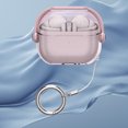 thumbnail image 1 of Compatible with Samsung Galaxy Buds 3 Case & Galaxy Buds 3 Pro Case, Clear Case with Ring Keychain, Premium TPU Cover, Wireless Charging, Headphone Accessories, for Men, for Women,Pink, 1 of 8