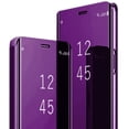 thumbnail image 1 of Compatible with Samsung Galaxy Note 10 Plus Case Flip Leather Cover Clear S-View Mirror Shockproof Cover with Kickstand Anti-Scratch Protective Phone Cases Cover for Samsung Note 10 Plus 4G/5G, 1 of 14