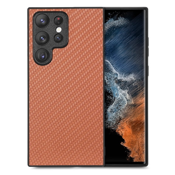 Compatible with Samsung Galaxy Note 20 Case,Cute Woven Pattern Case for Women Men,Bumper,Soft Shockproof Camera Protection Phone Case TPU Anti-Bump Silicone Wireless Charging Case,Brown