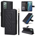 thumbnail image 1 of Compatible with Samsung Galaxy Note 20 Case, Premium Leather Wallet Book Case Magnetic Flip RFID Blocking Credit Card Holder Kickstand with Wrist Strap Shock Absorbing Case, Black, 1 of 11