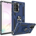 thumbnail image 1 of Compatible for Samsung Galaxy Note 20 Ultra Case with HD Screen Protector, Military-Grade Protective Phone Case with Magnetic Kickstand Ring for Samsung Galaxy Note 20 Ultra 5G Blue, 1 of 14