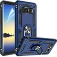 thumbnail image 1 of Compatible for Samsung Galaxy Note 8 Case with HD Screen Protector,  Military-Grade Shockproof Protective Phone Case with Magnetic Kickstand Ring for Samsung Note 8 Blue, 1 of 14