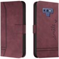 thumbnail image 1 of Compatible with Samsung Galaxy Note 9 Case, Galaxy Note 9 Wallet case with Card Holder Kickstand Magnetic Leather Flip Shockproof Protective Case for Samsung Galaxy Note 9 Red Wine HX, 1 of 16