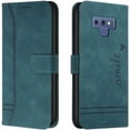 thumbnail image 1 of Compatible with Samsung Galaxy Note 9 Case, Galaxy Note 9 Wallet case with Card Holder Kickstand Magnetic Premium PU Leather Flip Shockproof Protective Case for Samsung Galaxy Note 9 Green HX, 1 of 16