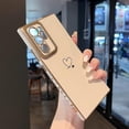 thumbnail image 1 of Compatible for Samsung Galaxy Note20 Ultra 5G,Cute Plating Love Hearts Pattern Case with Camera Lens Protection,Soft TPU Bumper Electroplated Case for Girls Women,White, 1 of 4