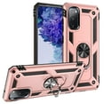 thumbnail image 1 of Compatible with Samsung Galaxy S10 Plus Case Built-in 360 Ring Holder Kickstand, Extreme Protection Military Armor Magnetic Car Dual Layer Protective Heavy Duty Phone Cover,Rosegold, 1 of 6