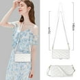 thumbnail image 1 of Compatible with Samsung Galaxy S20 Case for Girls Women, with Shoulder Lanyard Hand Strap Cards Holder Zipper Pocket Stand Shockproof Stylish Phone Case for Samsung Galaxy S20, White, 1 of 10