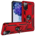 thumbnail image 1 of Compatible with Samsung Galaxy S20 FE Case Built-in 360 Ring Holder Kickstand, Extreme Protection Military Armor Magnetic Car Dual Layer Protective Heavy Duty Phone Cover,Red, 1 of 6