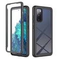 thumbnail image 1 of Compatible with Samsung Galaxy S20 FE Case, Dustproof Shockproof Case with Built-in Screen Protector, Bumper Frame Heavy Duty Full Body Protective Cover for Samsung Galaxy S20 FE, Black, 1 of 6