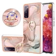 thumbnail image 1 of Compatible with Samsung Galaxy S20 FE Case, Fantastic Marble Patterned Phone Case Anti-Scratch Slim Hybrid Hard Plastic Bumper+Soft Silicone TPU with Ring Kickstand Bumper Shockproof Cover,Gold, 1 of 6