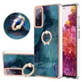 thumbnail image 1 of Compatible with Samsung Galaxy S20 FE Case, Fantastic Marble Patterned Phone Case Anti-Scratch Slim Hybrid Hard Plastic Bumper+Soft Silicone TPU with Ring Kickstand Bumper Shockproof Cover,Green, 1 of 6