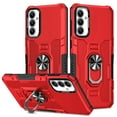 thumbnail image 1 of Compatible for Samsung Galaxy S20 FE Case with Kickstand & Slide Camera Cover, Built-in 360° Rotate Ring Stand Magnetic Car Military Grade Shockproof Phone Cover Case for Samsung Galaxy S20 FE,Red, 1 of 10