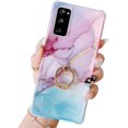 thumbnail image 1 of Compatible with Samsung Galaxy S20 FE Case Marble Cute Luxury Aestheic Chic White Glossy Soft TPU Durable Flexible Protective Phone Case for Samsung Galaxy S20 FE (Pink Marble), 1 of 17