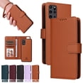 thumbnail image 1 of Compatible with Samsung Galaxy S20 Plus Phone Case Detachable Wallet, Magnetic Flip Folio with Credit Card Holder & Cash Slot, Premium PU Leather, Wristlet, Kickstand Shockproof Cover, Brown, 1 of 10