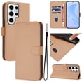 thumbnail image 1 of Compatible with Samsung Galaxy S20 Ultra Wallet Case with RFID Blocking Credit Card Holder, PU Leather Folio Flip Kickstand Protective Shockproof Anti-fall Phone Case Cover Women Men,Nude, 1 of 12