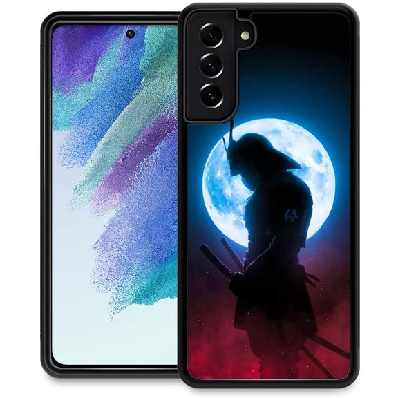 Compatible with Samsung Galaxy S21+ Case, Japan Samurai Anti-Skid and Shockproof Protective Case for Men/Women, Soft Silicone Rubber+Hard Back Cover Compatible with Samsung Galaxy S21 Plus