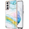 thumbnail image 1 of Compatible with Samsung Galaxy S21 FE Case, Galaxy S21 FE Case Ultra Slim Marble Luxury Glossy Rubber Durable Shockproof Protective Phone Case for Samsung Galaxy S21 FE Marble Colorful YBT, 1 of 10