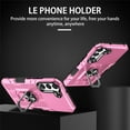 thumbnail image 1 of Compatible for Samsung Galaxy S21 Plus Case with Kickstand & Slide Camera Cover, Built-in 360° Rotate Ring Stand Magnetic Car Military Grade Shockproof Phone Case for Samsung Galaxy S21 Plus,Pink, 1 of 10