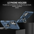 thumbnail image 1 of Compatible for Samsung Galaxy S21 Plus Case with Kickstand & Slide Camera Cover, Built-in 360° Rotate Ring Stand Magnetic Car Military Grade Shockproof Phone Case for Samsung Galaxy S21 Plus,Blue, 1 of 10