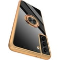 thumbnail image 1 of Compatible for Samsung Galaxy S21 Plus Case with Ring Holder Kickstand [with Magnetic] Soft TPU Shockproof Electroplated Protective Phone Case for Galaxy S21+ 5G Black, 1 of 13