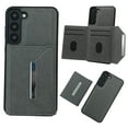 thumbnail image 1 of Compatible for Samsung Galaxy S21 Wallet Case with Card Slots Holder, Magnetic 2-in-1 Design PU Leather Purse Case, Flip Stand Durable Shockproof Protective Cover for Galaxy S21, Gray, 1 of 11