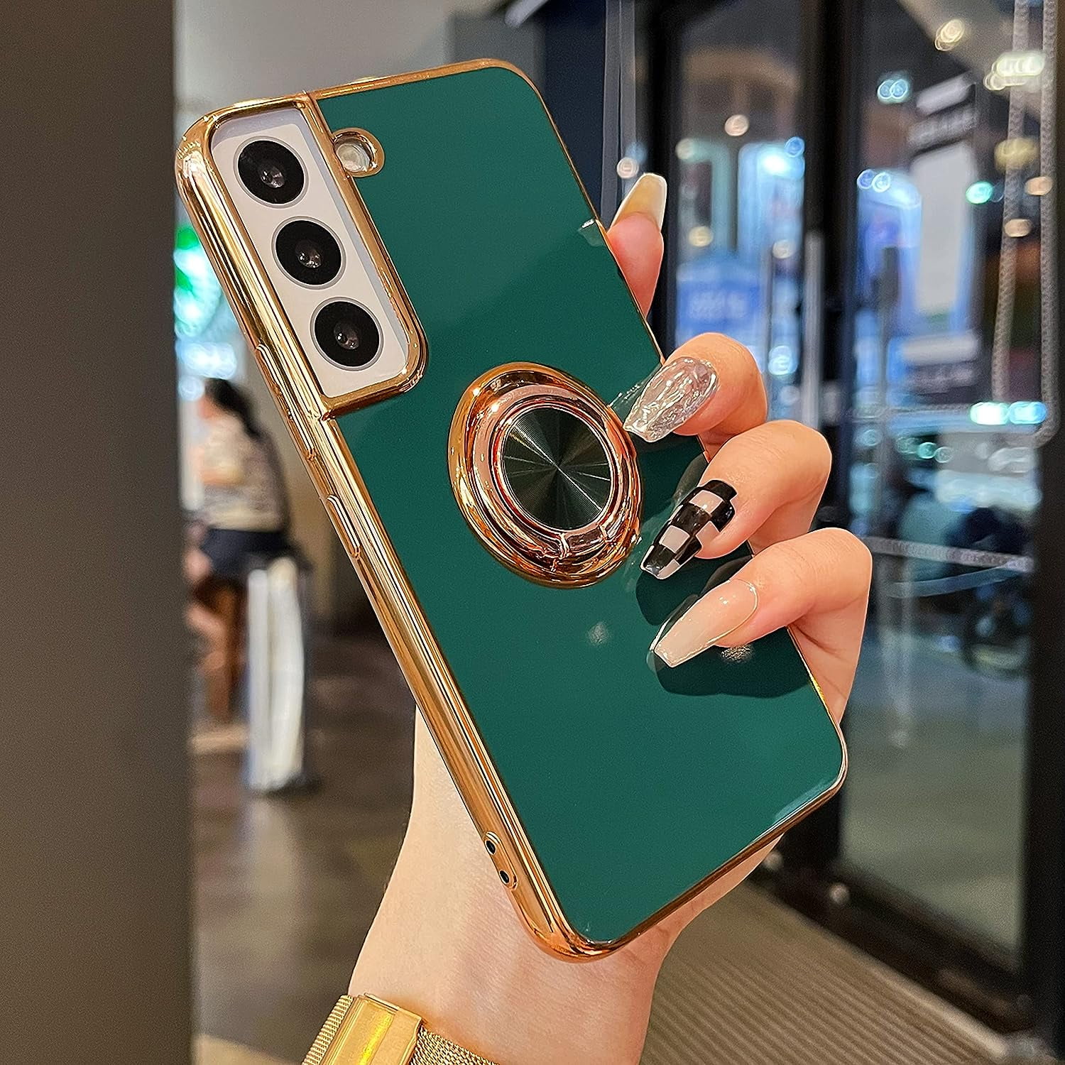 TVVTPU Mobile Phone Strap For Xiaomi Redmi Note 13 Pro 5G/Poco X6 5G, Case With Strap, Mobile Phone Case With 360° Ring Stand, Shockproof