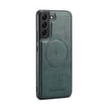 thumbnail image 1 of Compatible with Samsung Galaxy S22 Magnetic Case, Classic Premium PU Leather TPU Hybrid MagSafe Ultra Slim Protective Skin Friendly Shockproof Case Cover for Samsung Galaxy S22, Green, 1 of 7