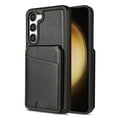 thumbnail image 1 of Compatible With Samsung Galaxy S22 Magnetic Detachable Wallet Case,PU Leather Back Flip Kickstand,[Compatible With Magsafe],With Card Slots,Shockproof Rugged Phone Case Cover,Black, 1 of 12