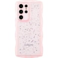 thumbnail image 1 of Compatible with Samsung Galaxy S22 Ultra,Cute Kawaii Bling Sparkle Glitter Frame Shape Soft Silicone Shockproof Protective Phone Case Cover for Women Girls Pink, 1 of 13