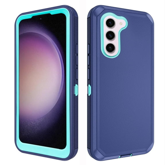 Compatible with Samsung Galaxy S23 5G Phone Case Hybrid Rugged Shockproof Hard Protective Drop Proof Full Body Heavy Duty Mobile Cell Cover for S 23 23S GS23 G5 SM-S911U 6.1 inch Women Men Blue